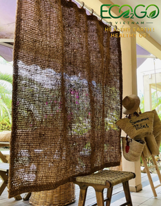 Wholesale Natural Coconut Fiber Roller <b>Blind</b> <b>Outdoor</b> Coir Sunshade for Patio Balcony Factory Direct <b>Roll</b> <b>Up</b> Shade Eco2go Vietnam - Product Image 4
