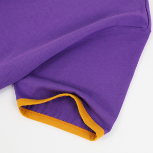 T-shirt Ringer léger pour homme de qualité supérieure, manches courtes, mélange de coton – T-shirt tendance à col rond et couleur contrastée |   Logo personnalisé OEM - Product Image 5