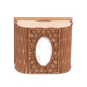 Wooden Laser Cut <b>Tissue</b> Box Handmade Eco Friendly Table Decor for Home <b>Wedding</b> Party - Product Image 5