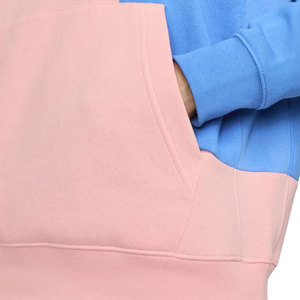 เสื้อฮู้ดดี้สีชมพูฟ้าสไตล์สตรีทแวร์ขายส่ง ทรงโอเวอร์ไซส์ สำหรับผู้ชาย รับสกรีนโลโก้ ผ้าฟลีซหนานุ่ม เสื้อกันหนาวมีฮู้ด ปี 2024 - Product Image 4