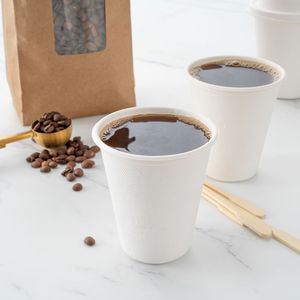 6oz-16oz Eco Friendly Compostable Paper <b>Cups</b> <b>Set</b> in bulk quantity for Hot & Cold beverages with custom logo - Product Image 5