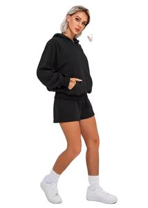 Chándal de Otoño e Invierno para mujer, conjunto de 2 piezas, conjunto de sudaderas con capucha para mujer, ropa de calle, conjunto de Sudadera con capucha para mujer - Product Image 6