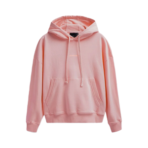 Sudadera con capucha de algodón de diseño Simple para mujer para todas las edades chaqueta de invierno bordada de gran tamaño patrón sólido fresco para la temporada de otoño - Product Image 1