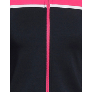 Haute qualité personnalisé femmes Performance Yoga vestes léger Polyester Spandex fermeture éclair lavé Technique athlétique actif hauts - Product Image 4