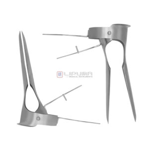Instruments vétérinaires : Spéculum 10.5 en acier inoxydable pour équins, outil de gynécologie pour élevage, kit d'instruments d'examen animal - Product Image 1