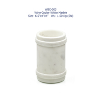 Refroidisseur à vin en marbre blanc de luxe, présentoir élégant pour bar, décoration pour la maison et l'hôtel, qualité supérieure, prix de gros