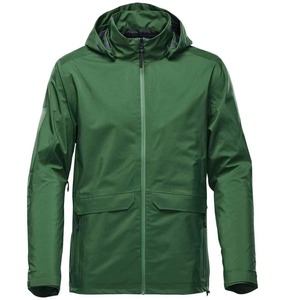 เสื้อแจ็คเก็ตผู้ชายแบบมีฮู้ดหลายกระเป๋า ผ้า softshell บุขนแกะ กันลม กันน้ำ เหมาะสำหรับกิจกรรมกลางแจ้ง สีเทา สีเขียวมะกอก สีกากี รับผลิตตามแบบ OEM - Product Image 4