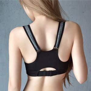 Nuevo sujetador deportivo de yoga para mujer, personalizado, con cremallera frontal, a prueba de golpes, de alto soporte, espalda cruzada, de elastano sin costuras - Product Image 2