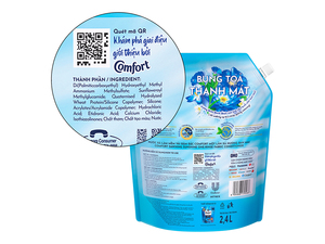 Concentré Comfort One Time Rinse Sunrise 2,4 L x 4 sachets - Product Image 3