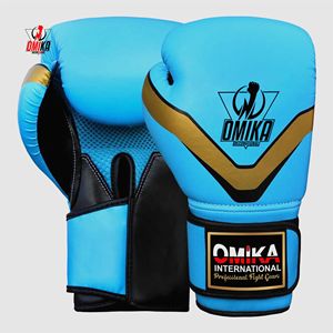 Guantes de Boxeo Profesionales Ligeros de Alta Calidad Personalizados OEM/ODM, Guantes de Entrenamiento y Sparring de Cuero Metálico Genuino OMIKA - Product Image 1