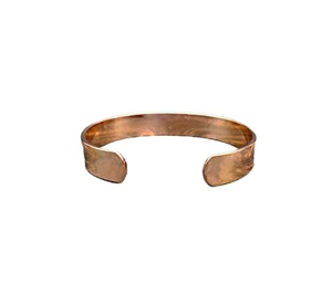 Elegante Brazalete Magnético de Cobre Ecológico Personalizado en Color, Banda Plana de 8mm, 6 Imanes Integrados, Relieve Natural - Product Image 2
