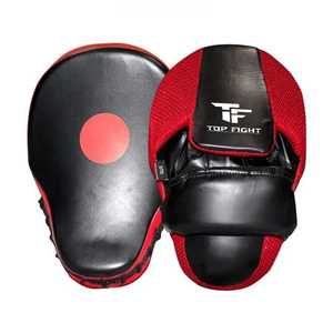 Pads de frappe en cuir robustes de qualité supérieure pour l'entraînement de boxe et les arts martiaux, gants de boxe, mitaines de frappe - Product Image 1
