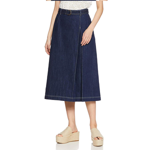 High-Quality Cotton Casual Elegant Relaxed Women Denim Skirts - Product Image 1