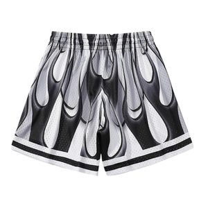 Pantalones Cortos de Malla para Hombre al por Mayor, Sin Bolsillos, Corte Regular, Sublimación Completa Personalizada, 100% Poliéster, Ropa Urbana Unisex - Product Image 2