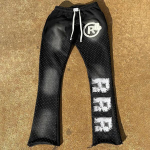 ชุดวอร์มมีฮู้ด RNM ประดับเพชร ซิปเต็มตัว เสื้อและกางเกงขายาว สำหรับผู้ใหญ่ ใส่ได้ทั้งชายและหญิง เหมาะสำหรับฤดูใบไม้ร่วง - Product Image 6