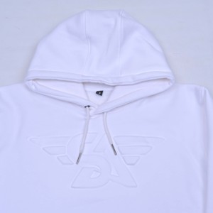 Sudadera con Capucha para Hombre, Blanca, 100% Algodón, Forro Polar para Invierno, Manga Larga, Diseño Sólido, Colores y Logotipo Personalizables - Product Image 5