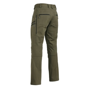 Olive Green Hunting Pants With Multiple Zippered Pockets And Reinforced Knees For Outdoor Use - Product Image 3