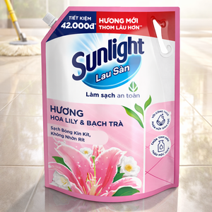 Nettoyant pour sols Sunlight, parfum lys et thé blanc, 3,6 kg x 4 sacs - Product Image 3