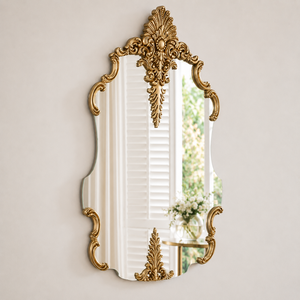 Antique <b>Gold</b> Baroque Wall <b>Mirror</b> Ornate Vintage Decorative <b>Mirror</b> for Bathroom Bedroom Living Room Home Decor - Product Image 2