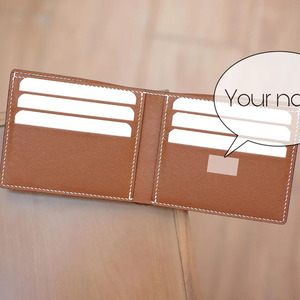 Cartera de cuero para hombre con logotipo personalizado, billeteras delgadas RFID, proveedor mayorista, calidad premium de exportación, a la venta a un precio razonable. - Product Image 6