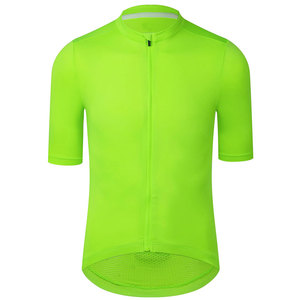 Maillot de cyclisme pour homme, extensible, 100% polyester, coupe ajustée, manches courtes, 160g, impression numérique, taille personnalisée, OEM ODM, directement de l'usine - Product Image 1