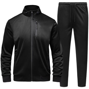 Ensemble de survêtement pour homme 100% coton entièrement personnalisé, 2 pièces, avec pantalon de jogging droit et sweat-shirt, collection hiver - Product Image 3