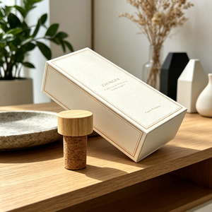 Bouchon de bouteille de vin en bois en forme de T avec bouchon en liège pour whisky, rhum, brandy, spiritueux, liqueurs, fermeture de bouteille en bois personnalisée - Product Image 5