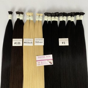 Vietnam Virgin Cuticle Intact 100% Unprocessed Remy <b>Hair</b> Bundle Bulk Double Drawn Weft Raw Indian Temple Human <b>Hair</b> Extension - Product Image 5