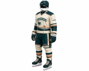 Uniforme de Hockey sobre Hielo para Hombre 100% Poliéster, Servicio OEM Personalizado, Color y Logotipo Personalizables, Transpirable, Ecológico, Ligero - Product Image 4