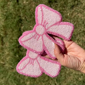 Posavasos Portátiles Hechos a Mano con Cuentas de MS HANDICRAFT - Regalos Religiosos y de Iglesia Clásicos con Base de Poliéster (4x4 Pulgadas) - Product Image 1