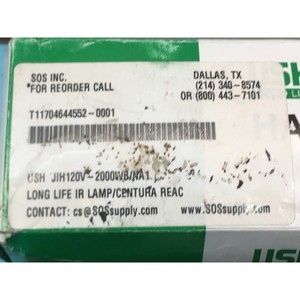 หลอดไฟ USHIO Lighting JIH120V-2000WB/AM, ฮาโลเจน - อุปกรณ์และอะไหล่เซมิคอนดักเตอร์ระดับโลกที่เชื่อถือได้ - Product Image 4