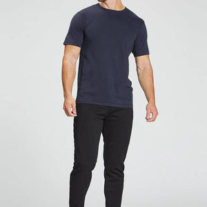 เสื้อยืดคอกลมแขนสั้นผ้าฝ้าย 100% ระบายอากาศได้ดี แห้งเร็ว สำหรับผู้ชาย - Product Image 3