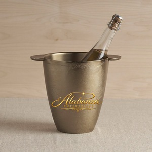Seau à glace de luxe en métal pour refroidisseur à vin 3L, en acier inoxydable avec LED, portable, pour fêtes, bars, hôtels, restaurants, mariages, logo personnalisé - Product Image 4