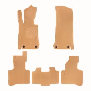 Premium KATA VINA 5mm PVC Car Mats Impermeable Sin olor Fácil de limpiar Juego completo para Sedán - Product Image 3