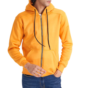 Cotton Fleece Zipper Hoodie Soft <b>Warm</b> Full <b>Men</b> Zipper Hoodies Comfortable Fit Casual Outdoor Hooded <b>Jacket</b> With Pockets - Product Image 1
