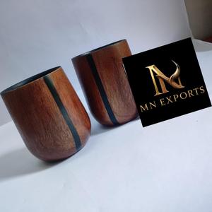 Verre à boire en bois naturel pour les fêtes de mariage, design classique, durable, 100/150 ml par MN EXPORTS - Product Image 5