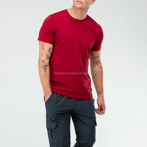 T-shirt à manches courtes et col en O pour homme, 100% coton, nouveauté, nouveauté - Product Image 2