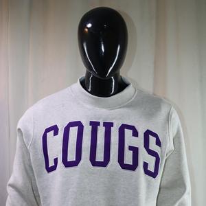 Sudadera COUGS con cuello simulado, 450 GSM, bordado con nombre personalizado, corte holgado, 100% algodón, felpa francesa. - Product Image 3