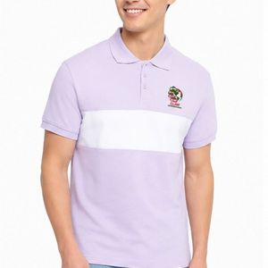 Polo de golf pour hommes, uniforme de mode en gros, manches courtes, logo personnalisé, pour une tenue estivale de haute qualité - Product Image 1