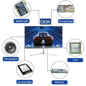 ชุดคอมพิวเตอร์ออลอินวันขนาด 23.8 นิ้ว ซีพียู Core i3 แรม 4GB ฮาร์ดดิสก์ SSD 128GB พร้อมเมาส์และคีย์บอร์ด - Product Image 4