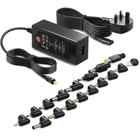Chargeur universel pour ordinateur portable 65W, adaptateur secteur AC/DC avec 16 prises compatibles avec Lenovo, HP, Dell, Acer, Asus, Samsung, Toshiba