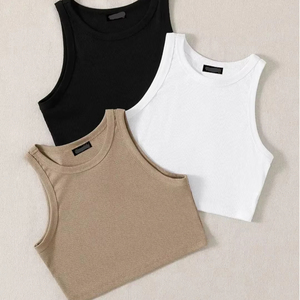 Nouveauté 2026 : Crop Top Femme Tendance pour Adolescentes – Style Estival Ajusté et Moulant, Idéal pour Tenues Décontractées, Basique mais de Haute Qualité - Product Image 1