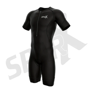 Combinaison de triathlon à manches longues pour homme, taille plus, respirante, compressive, à séchage rapide, pour la compétition et l'entraînement en triathlon - Product Image 5