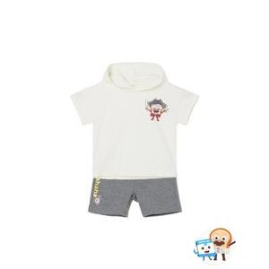 Conjunto de Ropa Casual de Verano Estilo Coreano OZKIZ para Niños de 2 a 6 Años, Diseño de Dibujos Animados, Moda Infantil al por Mayor - Product Image 1