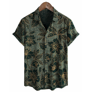 เสื้อฮาวายผู้ชายราคาถูก ระบายอากาศได้ดี สั่งทำได้ ขายดี ใส่สบาย ทันสมัย เสื้อผ้าผู้ชายสไตล์สุดเท่ - Product Image 1