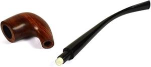 Pipa de tabaco de madera natural, pipa de madera clásica hecha a mano para hombres, pipa de fumar de estilo vintage, pipa de tabaco artesanal - Product Image 4