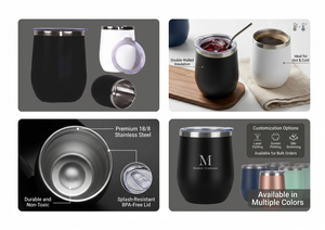 Tasse à café en acier personnalisée PrimeSip avec impression pour le Nouvel An chinois et la rentrée scolaire - Product Image 2