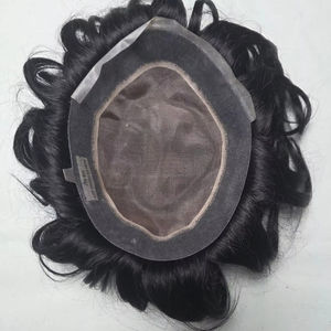 Peluca de Cabello Humano Mono de Primera Calidad Austriaca Taz Hair Bangladesh con Estilos Naturales y Ondas Profundas - Product Image 1