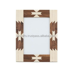 Fram Timber Resin Luxury Eco-friendly Photo <b>Frame</b> Customized Color Inlay High Quality Safety Packing Durable Wood Metal MDF - Product Image 2