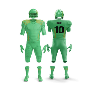 <b>set</b> New Arrivals Wholesale <b>Cheap</b> Men Sublimation American Football Jersey All Team uniforms Custom Youth Team club compression - Product Image 2